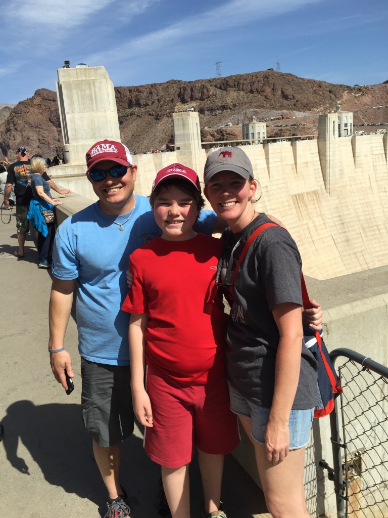 The Patrick's at the Hoover Dam 2015
